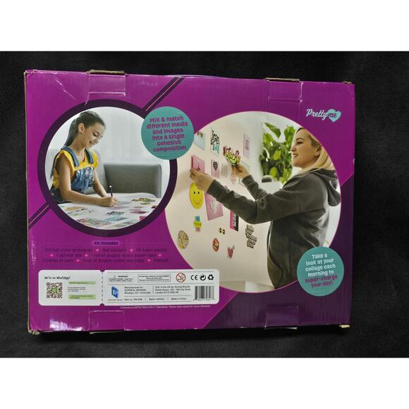 Pretty Me DIY Wall Collage Art Kit My Very Own Artboard Stickers Room Decor - Picture 2 of 5